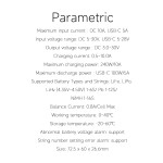 608pd Balance Charger Discharger,dc 240w/10a Pd 140w/5a Smart Digital Charger for Rc Batteries Life/lilon/lipo/lihv
